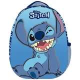 Disney Einfacher Kindergarten-Rucksack 3D Disney Stitch Blau & Blau