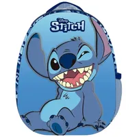 Disney Einfacher Kindergarten-Rucksack 3D Disney Stitch Blau & Blau