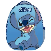 Disney Einfacher Kindergarten-Rucksack 3D Disney Stitch Blau & Blau