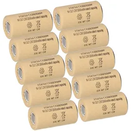 XCell Akku Sub-C 1,2V 2000mAh 10 Stück