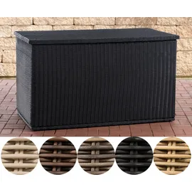 CLP Auflagenbox Comfy 125 cm Schwarz