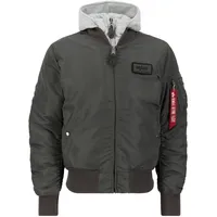 Alpha Industries MA-1 D-Tec Bomberjacke grau-grün XL