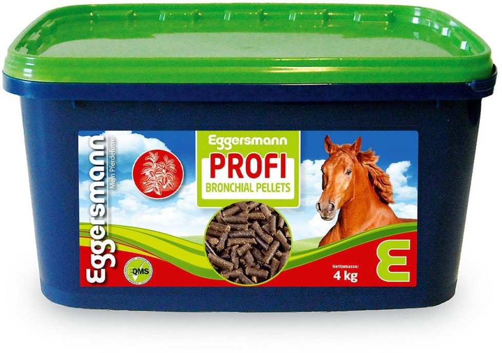 Profi Bronchial Pellets 4 kg Spezialfutter für Pferde mit Atemwegserkrankungen