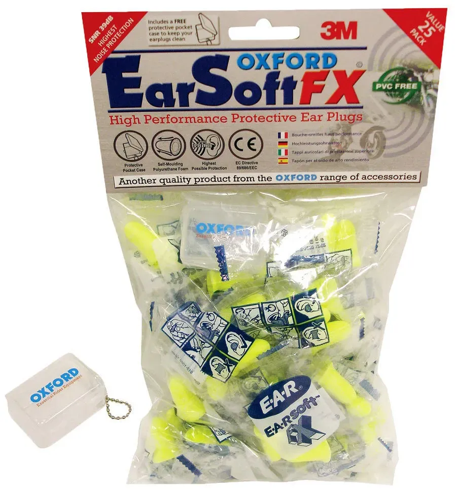 Oxford Ear Soft FX Oordoppen, geel, Eén maat Voorman