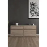 INOSIGN »Naia, Aufbewahrung, 6 Schubladen, Hochglanz-Optik, grifflose Front« Modern, skandinavisches Design, in mehrere Farben, Metallgleiter