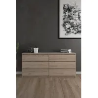 INOSIGN »Naia, Aufbewahrung, 6 Schubladen, Hochglanz-Optik, grifflose Front« Modern, skandinavisches Design, in mehrere Farben, Metallgleiter