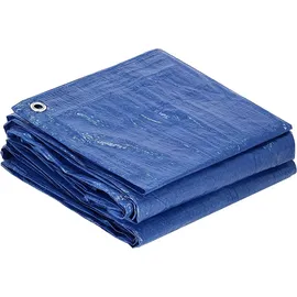 SPRINGOS Abdeckplane 5 x 8 m Blau