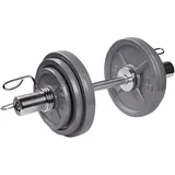 tanga sports® Kurzhantel-Set 20 kg - Grau