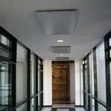 Ximax Infrarotheizung, Aluminium Paneel (Rahmen: weiß) Deckenmontage - 300 Watt