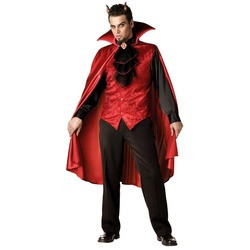 In Character Kostüm Dämon, Teuflisches Halloween-Kostüm für Männer rot XXL