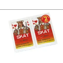 Global Partner Skat 2er Spielkarten-Set 2x32 Blatt No.1177