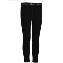 Icebreaker 260 Tech Merino Leggings - Black - 8 Jahre