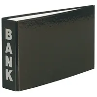 Stylex Bankordner 140x250mm Ordner für Kontoauszüge schwarz