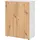 bümö Smart Aktenschrank 3 Ordnerhöhen 0,80 x 0,40 x 1,20 cm Weiß