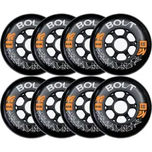 K2 Bolt 90 MM 85A 8-Wheel Pack W ILQ 9 - Black -