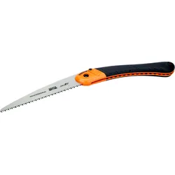 Bahco Klappbare Astsägen mit 2-Komponenten-Griff für hartes und trockenes Holz,