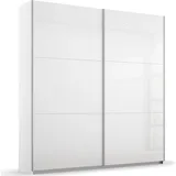 Rauch Schwebetürenschrank »AURELIO Kleiderschrank Garderobe TOPSELLER«, 3 verschiedene Ausstattungsvarianten Griffe aus Metall MADE IN GERMANY, weiß