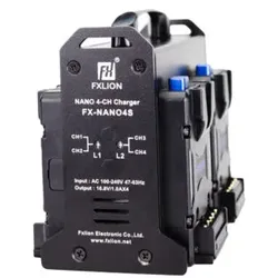 FXLION Charger für 4 Akkus V-Lock (Angebot)
