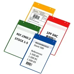 Tarifold 8er-Pack Neodym Kennzeichnungstaschen magnetisch A4 hoch XL