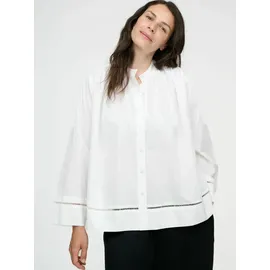 MOSHI MOSHI MIND Blusentop MOSHI MOSHI MIND "moshi moshi mind Shirt july", Damen, Gr. L, weiß, Obermaterial: 100% Baumwolle, Blusen Blusentop