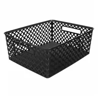 5five simply smart Plastikkorb 11l folk schwarz - 5five