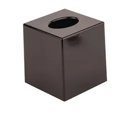 Bolero Taschentuchbox Kubus schwarz