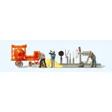 Preiser Bauarbeiter Figur 1:87 (H0) mit Zubehör