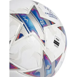 adidas UCL Pro Ball White/Silvmt/Brcyan/R