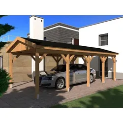 Carport Juist 2 KDI Grün