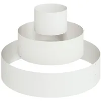 VidaXL Metallpflanzgefäß Stahl/Weiß Pulverbeschichteter Stahl Groß