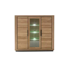 U N O Sports Highboard Grinda ¦ holzfarben ¦ Maße (cm): B: 153 H: 142 T: 40.0