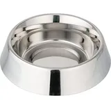 Fackelmann Tierfutternapf CAT&DOG, Futternapf aus Edelstahl, Fressnapf mit Anti-Rutsch-Fläche (Farbe: Silber), Menge: 1 Stück
