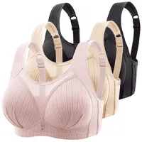 CSKJ Dünner BH Damen Ohne Bügel Bügelloser Soft Bustier Damen Nahtloser BH Ohne Bügel mit zusätzlicher BH-Verlängerung - 85C