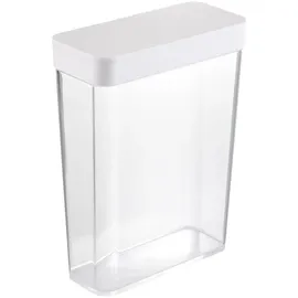 Yamazaki 4952 TOWER Food Container, white, Polystyrene/Polyethylene, 18.7 x 8.5 x 24.5 cm