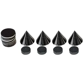Dynavox 205044 - Spikes 4er Set, schwarz