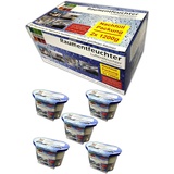 5x Raumentfeuchter  Luftentfeuchter 230g Granulat + Nachfüllpack 2x 1200g Set Box Granulat Luftentfeuchter Keller Auto KFZ