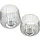 Frank-Flechtwaren Windlicht Modern Glas Gold