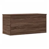 vidaXL Truhe Braun Eichen-Optik 100x42x46 cm Holzwerkstoff