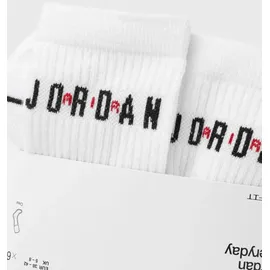 Nike Everyday Cushioned Crew-Trainingssocken 6er Pack White/Black 34-38