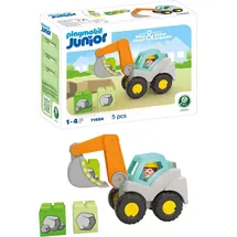 Playmobil 1.2.3 JUNIOR Schaufelbagger 71684
