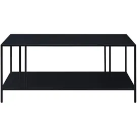 [en.casa] Couchtisch Kumlinge 47x110x55 cm Schwarz