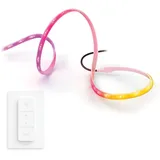 Philips Hue Flux LED Streifen outdoor 5 Meter - Weißes und Farbiges Licht - Light Strip - inkl. Hue Dimmschalter - Hue White and Color Ambiance