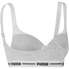 Puma Padded Bra Damen grey melange S