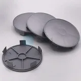 4 x Nabenkappen Nabendeckel Felgendeckel 68,0-65,0 mm - silber
