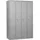 Gürkan Spind Stahl 117 x 180 cm grau 4 Abteile abschließbar