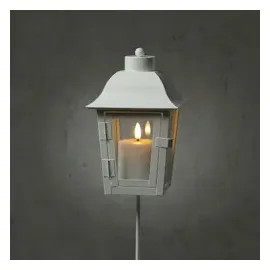 MARELIDA Laterne mit Mini LED Kerze mit 2 wechselbaren Spitzen/Erdspieß -...