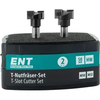 Ent T-Nutfräser-Set M10 M12 8 mm 2-tlg.
