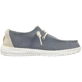 HEYDUDE hey dude Schnürhalbschuh Freizeit (Casual) Wendy Natural - Blau - 36