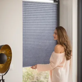 Relaxdays Plissee grau 80,0 x 130,0 cm