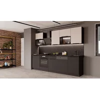 Küchen-Preisbombe Küche SIENA + ARONA BASIC LOFT 280 Küchenzeile Küchenblock Einbauküche Kaschmir